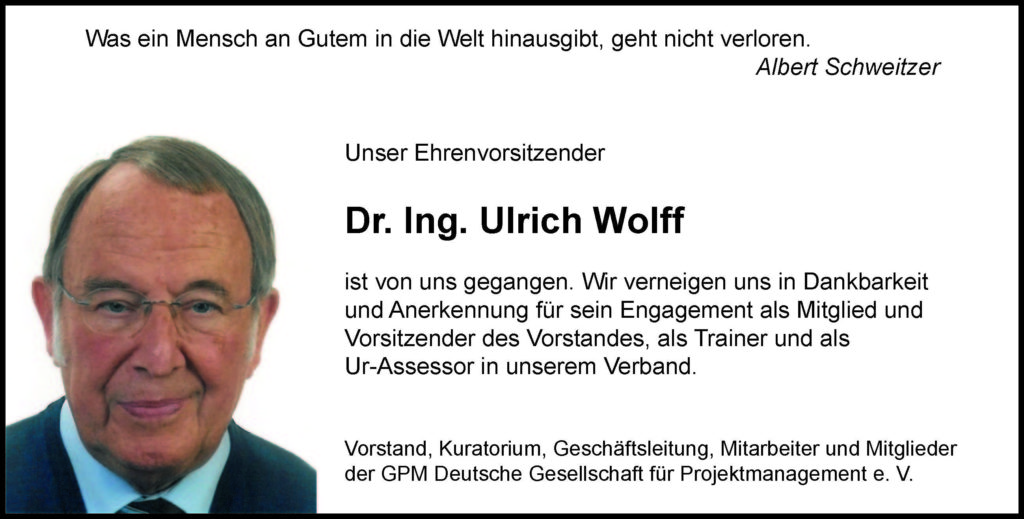 Ulrich Wolff als Mitautor des Projektatlas