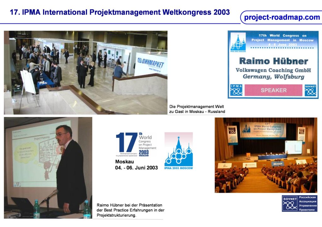 17th IPMA World Congress Moscow Project Roadmap